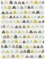 Scion Carta da parati Priya - Mist/ Pear/ Pewter