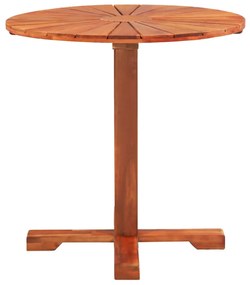 Tavolo da bistrot 70x70 cm in legno massello di acacia