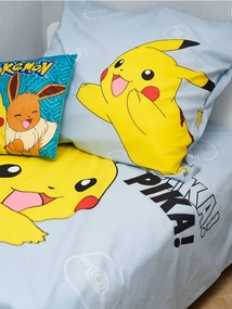 Sinsay - Set di biancheria da letto Pokémon - blu pallido