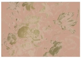 KEK Amsterdam Wandbild Golden Age Flowers Gold 8 - XL