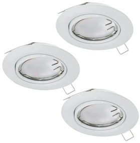 Eglo 94406 - KIT 3x Lampada LED da incasso PENETO 3xGU10-LED/5W/230V