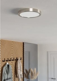 Eglo 901316 - Plafoniera FUEVA LED/11,5W/230V 2700/4000/6500K Ø21,1cm cromo