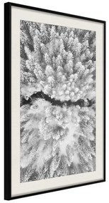 Poster  Frost Land  Cornice Quadri Cornice nera con pass-partout, Larghezza x Altezza Home decor 30x45