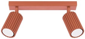 Sollux SL.1637 - Faretto KARBON 2xGU10/10W/230V rosso