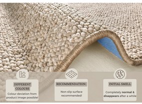 Tappeto beige-marrone 200 x 300 cm Wolly - BT Carpet
