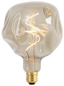 Lampadina LED dimmerabile E27 G125 bronzo 4W 120lm 1800K