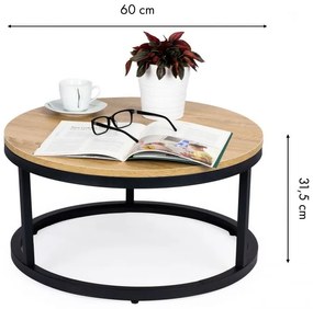 Tavolino in legno per il soggiorno