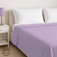 Lenzuolo piano 1 piazza e mezza Basik lilla