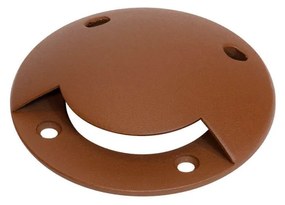 Faretto Carrabile Monodirezione MR16 IP67 Acciaio INOX 12/24V Corten Colore Corten