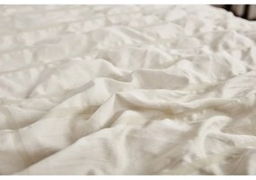 Biancheria da letto beige in crêpe per letto singolo 140x200 cm Naomi – My House