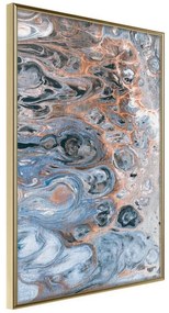 Poster  Surface of the Unknown Planet III  Cornice Quadri Cornice d'oro, Larghezza x Altezza Home decor 20x30