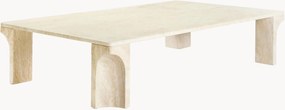 Tavolino in travertino Doric larg. 140 cm