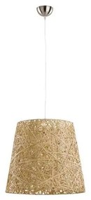 Lampadario a sospensione con filo CANNUCIA 1xE27/15W/230V beige