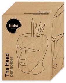 Organizzatore di cancelleria in cemento Head - Balvi