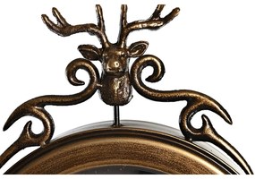 Orologio da Parete DKD Home Decor Cristallo Nero Dorato Ferro (27 x 7,5 x 57,5 cm)