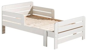 Letto per bambini in legno di pino bianco crescente con grata Jumper - Vipack