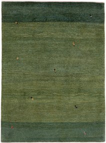 Gabbeh Tappeto 150x200 Verde (Iran) Annodato A Mano