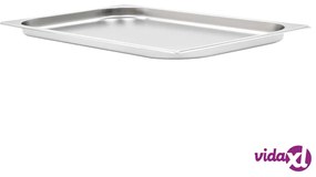 vidaXL Contenitori Gastronorm 4 pz GN 1/1 20 mm in Acciaio Inox