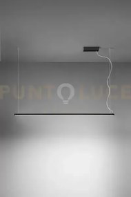 Sospensone in alluminio colore nero link led 35w cct 2700k 3000k 40...