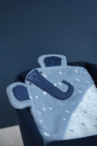 Asciugamano con cappuccio Mr. Elephant – 75 x 75 cm