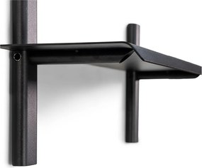 Mensola nera in metallo 60 cm Hola – Spinder Design