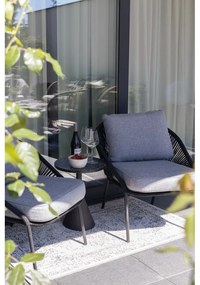 Sedia da giardino nera North - Bonami Selection