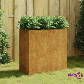 vidaXL Fioriera 40x80x80 cm in Acciaio Corten