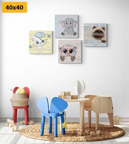 Set di quadri – Animali in versione per bambini
