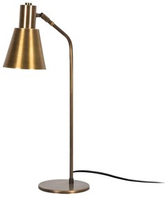 Lampada da tavolo in bronzo con paralume in metallo (altezza 50 cm) Sivani - Opviq lights