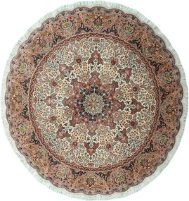 Tabriz Tappeto persiano 150 x 160 Beige (Iran) Annodato A Mano