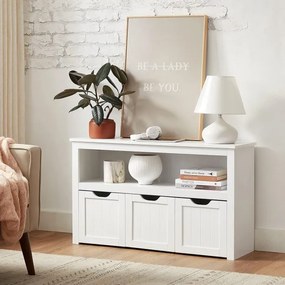 Mobile a ripiani SORELL bianco