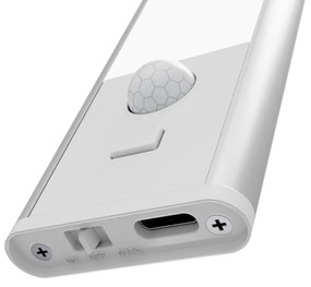 Barra LED 1W Ricaricabile per Armadi 25cm CCT Bianco Variabile