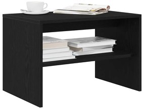 Mobile Porta Tv Rovere Nero 60x40x40 Cm İn Legno Multistrato /