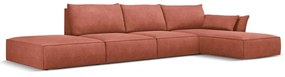 Divano angolare rosso (angolo destro) Vanda - Mazzini Sofas