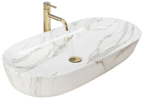 Lavabo da appoggio REA CLEO 81 Shiny Aiax