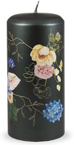 Candela verde scuro, tempo di combustione 73 h Flower Paradise - Unipar