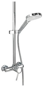 Supporto per soffione doccia in acciaio inox in argento lucido - Wenko