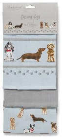 Set di 3 asciugamani da cucina Curious Dogs - Cooksmart ®