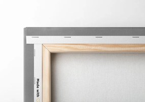 Quadro su tela – Alba sul fiume in bianco e nero