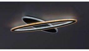 Rabalux 71313-LED Plafoniera dimmerabile TANELI 70W/230V 3000/4000/6000K nero+telecomando