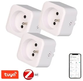 Immax NEO 07786C - SET 3x Presa intelligente NEO LITE 3680W/230V/16A Tuya