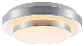 Naima LED Plafoniera Round Ø29,5 White/Alu - Lindby