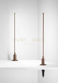 Raissa paletto h.82cm ip54 led 4000k 1090lm 10w corten