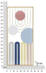 Decorazione da parete in metallo 37x84 cm Colorful - Mauro Ferretti