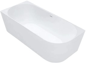 Vasca da bagno angolare in acrilico Bellanto Slim 170 Sinistra