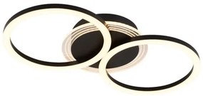 Searchlight 13651BK - plafoniera dimmerabile LED CONTOUR LED/24W/230V 3000K