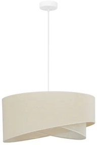Brilagi - Lampadario LED a sospensione con filo LYRA 1xE27/15W/230V color crema