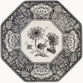 Piatto ovale in porcellana Octagonal 250th