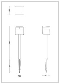 Philips - Lampada solare LED con sensore EZRA LED/1,8W/3,7V 3000K IP44