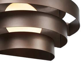 Applique moderna bronzo con LED dimmerabile a 3 livelli - Lines